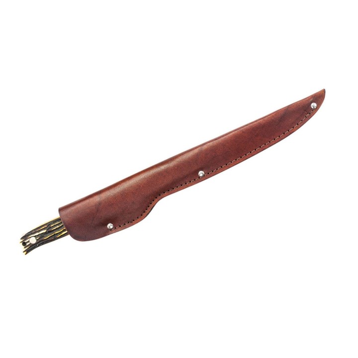 Couteau à Filets Schrade Uncle Henry Lame Acier 7Cr17MoV Manche ABS Eui Cuir SCH1116432 - Livraison Gratuite