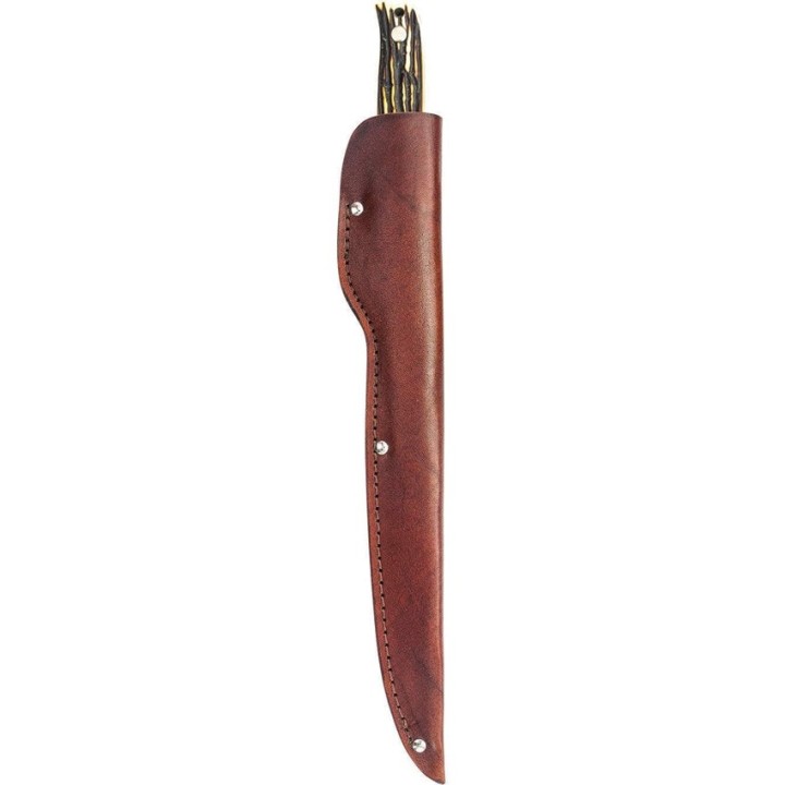 Couteau à Filets Schrade Uncle Henry Lame Acier 7Cr17MoV Manche ABS Eui Cuir SCH1116432 - Livraison Gratuite