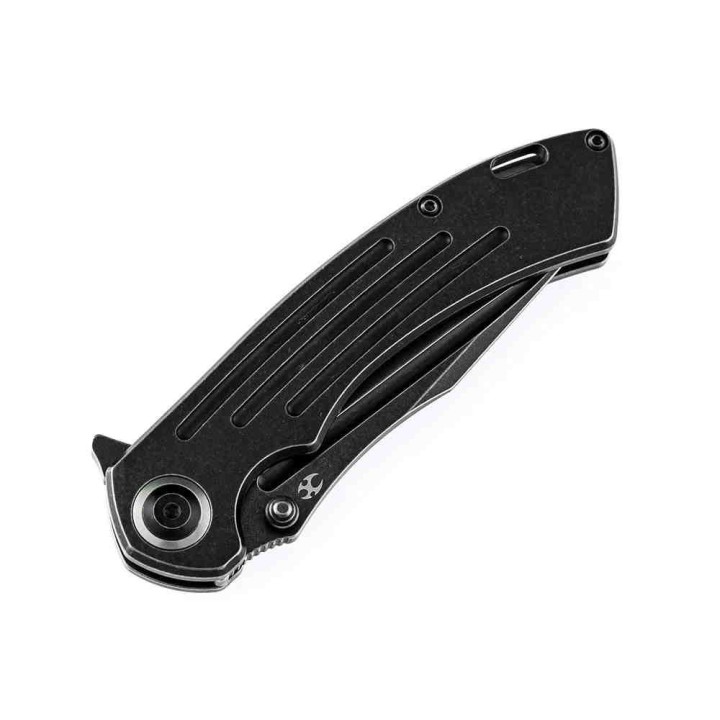 Couteau Kansept Pretatout Black Manche Titane Lame Acier S35VN IKBS Framelock Clip K1032A1 - Livraison Gratuite