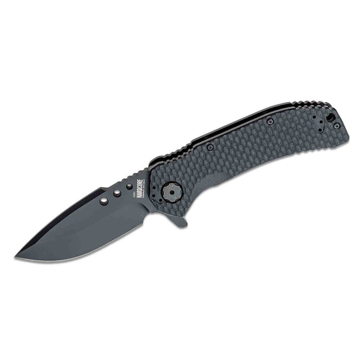 Couteau Halfbreed Blades MILSPEC Lame Acier S30VN Drop Point Manche G10 Framelock Clip HBBMILF02 - Livraison Gratuite