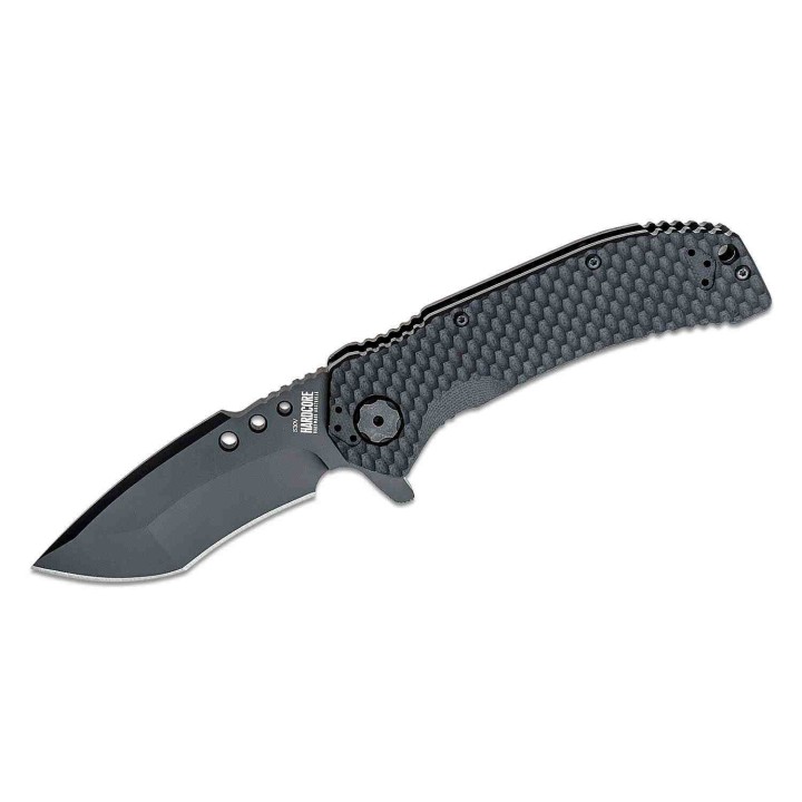 Couteau Halfbreed Blades MILSPEC Lame Acier S30VN Tanto Manche G10 Framelock Clip HBBMILF01 - Livraison Gratuite