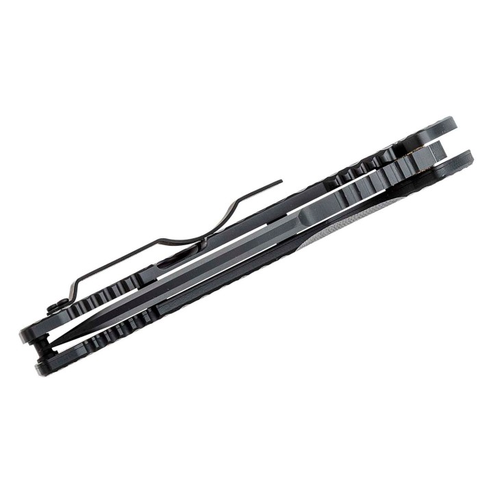 Couteau Halfbreed Blades MILSPEC Lame Acier S30VN Tanto Manche G10 Framelock Clip HBBMILF03 - Livraison Gratuite