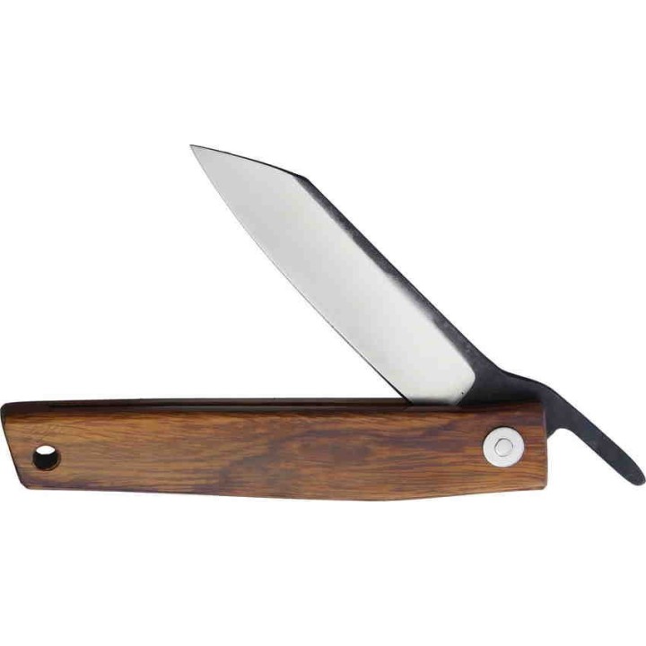 Couteau Ohta FK7 Desert Ironwood Lame Acier D2 Manche Bois Pouch Made Japan OFK7P - Livraison Gratuite