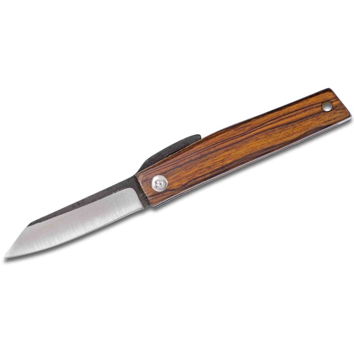 Couteau Ohta FK7 Desert Ironwood Lame Acier D2 Manche Bois Pouch Made Japan OFK7P - Livraison Gratuite