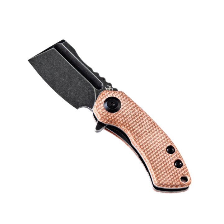 Couteau Kansept Korvid Brown Manche Micarta Lame Acier 154CM Slip Joint KT3030A5 - Livraison Gratuite