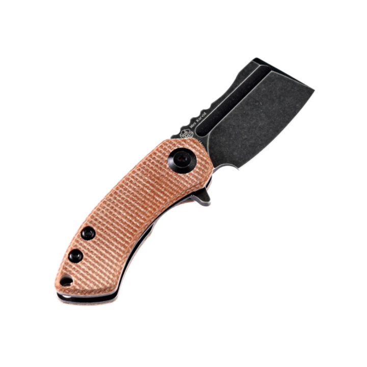Couteau Kansept Korvid Brown Manche Micarta Lame Acier 154CM Slip Joint KT3030A5 - Livraison Gratuite