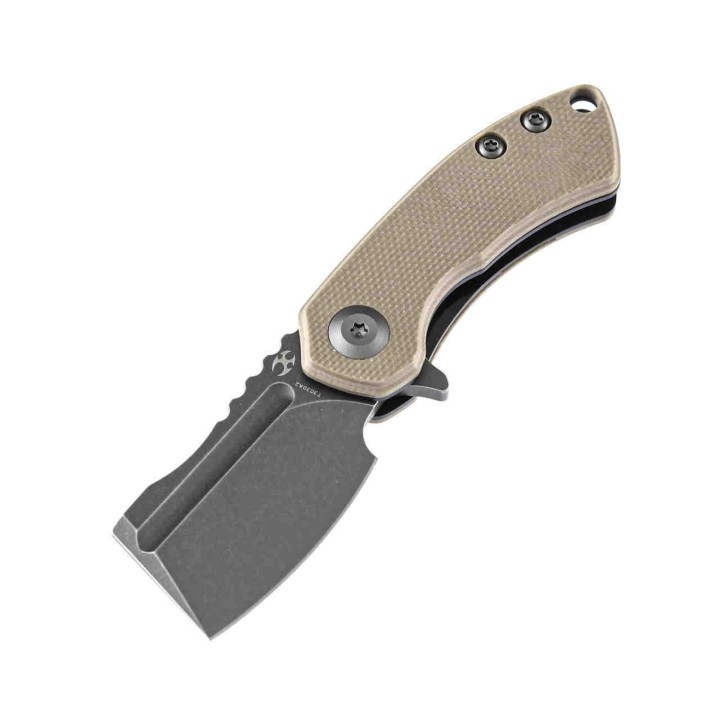 Couteau Kansept Korvid Tan Manche G10 Lame Acier 154CM Slip Joint KT3030A2 - Livraison Gratuite