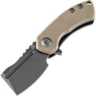 Couteau Kansept Korvid Tan Manche G10 Lame Acier 154CM Slip Joint KT3030A2 - Livraison Gratuite