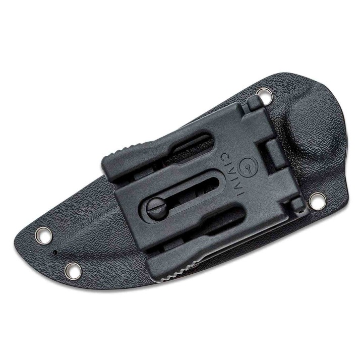 Couteau Ferrum Forge Lackey XL Green Lame Acier 9Cr18MoV Manche G10 Etui Kydex/T-Clip FF0089G - Livraison Gratuite