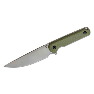 Couteau Ferrum Forge Lackey XL Green Lame Acier 9Cr18MoV Manche G10 Etui Kydex/T-Clip FF0089G - Livraison Gratuite
