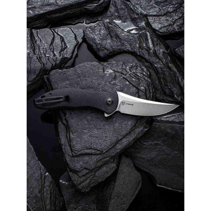 Couteau CIVIVI Synergy 3 Lame Trailing Point Acier Nitro-V Manche G10 IKBS Linerlock Clip CIVC20075A1 - Livraison Gratuite