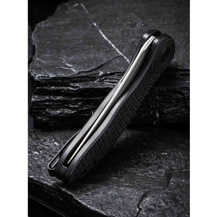 Couteau CIVIVI Synergy 3 Lame Trailing Point Acier Nitro-V Manche G10 IKBS Linerlock Clip CIVC20075A1 - Livraison Gratuite