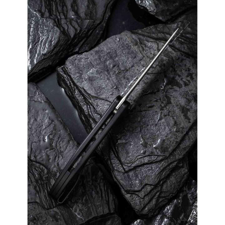Couteau CIVIVI Synergy 3 Lame Trailing Point Acier Nitro-V Manche G10 IKBS Linerlock Clip CIVC20075A1 - Livraison Gratuite