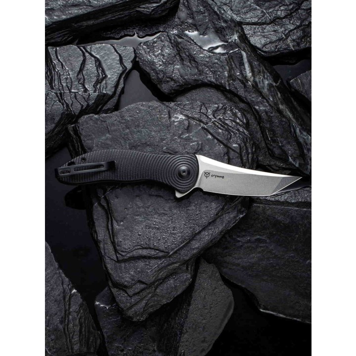 Couteau CIVIVI Synergy 3 Tanto Lame Acier Nitro-V Manche G10 IKBS Linerlock Clip CIVC20075B1 - Livraison Gratuite