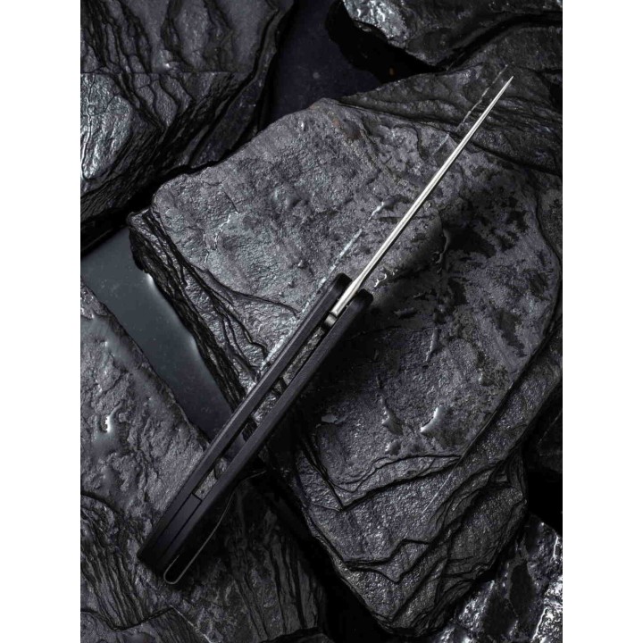 Couteau CIVIVI Synergy 3 Tanto Lame Acier Nitro-V Manche G10 IKBS Linerlock Clip CIVC20075B1 - Livraison Gratuite