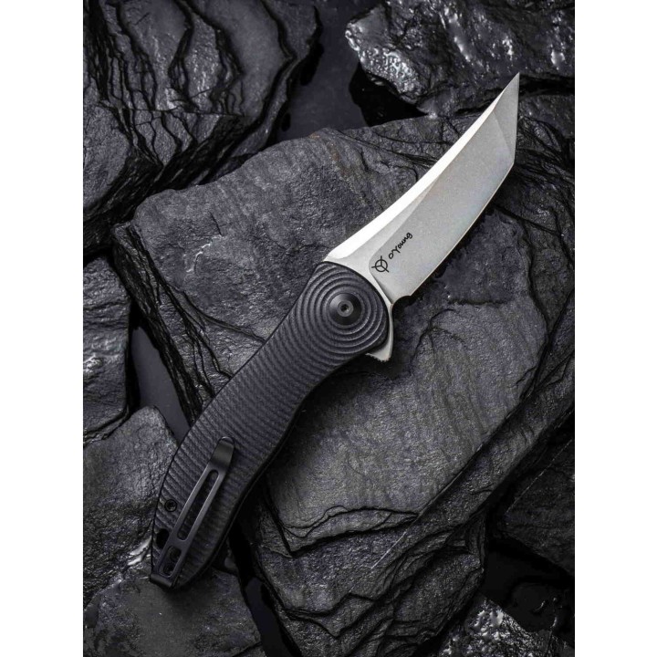 Couteau CIVIVI Synergy 3 Tanto Lame Acier Nitro-V Manche G10 IKBS Linerlock Clip CIVC20075B1 - Livraison Gratuite