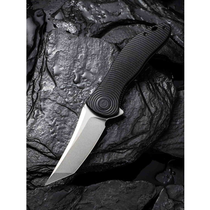 Couteau CIVIVI Synergy 3 Tanto Lame Acier Nitro-V Manche G10 IKBS Linerlock Clip CIVC20075B1 - Livraison Gratuite