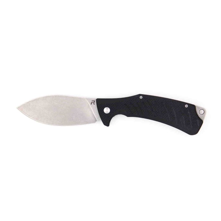 Couteau REVO Ness Black Lame Acier D2 Manche G10 IKBS Linerlock CLip REV008BLK - Livraison Gratuite