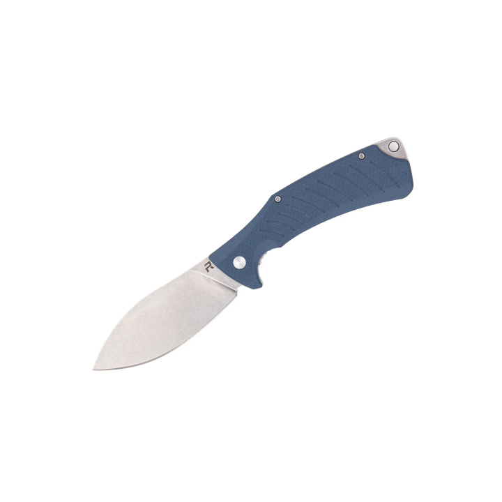 Couteau REVO Ness Blue Lame Acier D2 Manche G10 IKBS Linerlock CLip REV008GRY - Livraison Gratuite