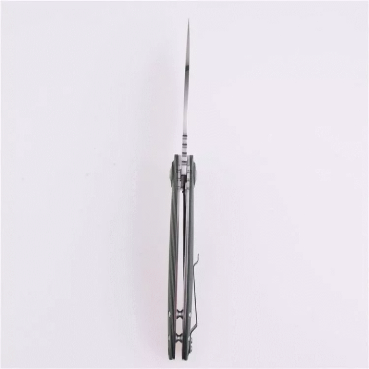 Couteau Shieldon Bulbasaur Lame Sandvik 14C28N Manche G10 IKBS Linerlock Clip SHI9061GM - Livraison Gratuite
