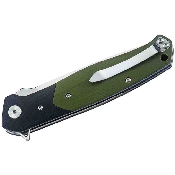 Couteau Bestech Knives Swordfish Green Lame Acier D2 Manche G-10 IKBS Linerlock BTKG03A - Livraison Gratuite