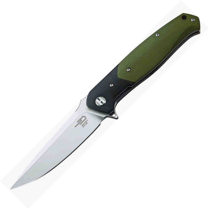 Couteau Bestech Knives Swordfish Green Lame Acier D2 Manche G-10 IKBS Linerlock BTKG03A - Livraison Gratuite