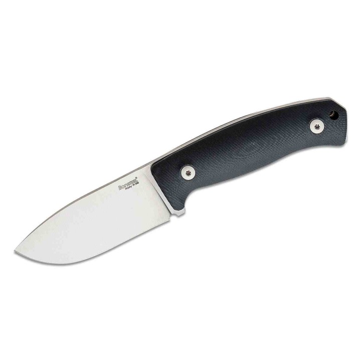 Couteau LionSteel M2M Lame Acier M390 Manche Black G10 Etui Cuir Made Italy LSTM2MGBK - Livraison Gratuite