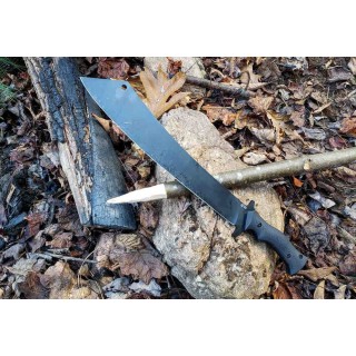 Machette APOC Survival Chop House Machete Lame Acier 9260 Manche G10 Etui Kydex DRK35550 - Livraison Gratuite