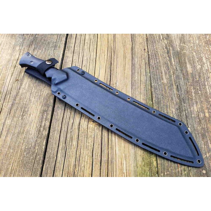Machette APOC Survival Chop House Machete Lame Acier 9260 Manche G10 Etui Kydex DRK35550 - Livraison Gratuite