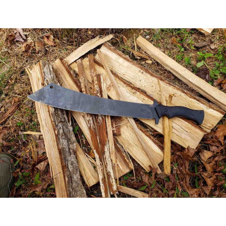Machette APOC Survival Chop House Machete Lame Acier 9260 Manche G10 Etui Kydex DRK35550 - Livraison Gratuite