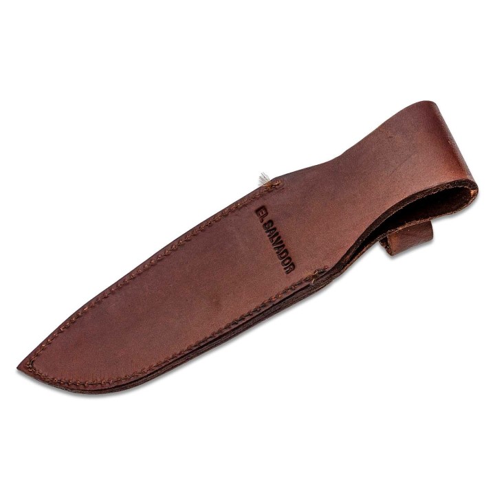 Couteau Condor Okavango Lame Acier 440C Manche Noyer Etui Cuir Made El Salvador CTK118354C - Livraison Gratuite