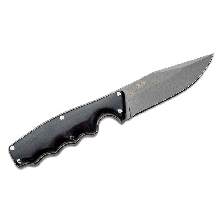 Couteau Condor Credo Lame Acier 420HC Manche G10 Etui Cuir Made El Salvador CTK11935SS - Livraison Gratuite