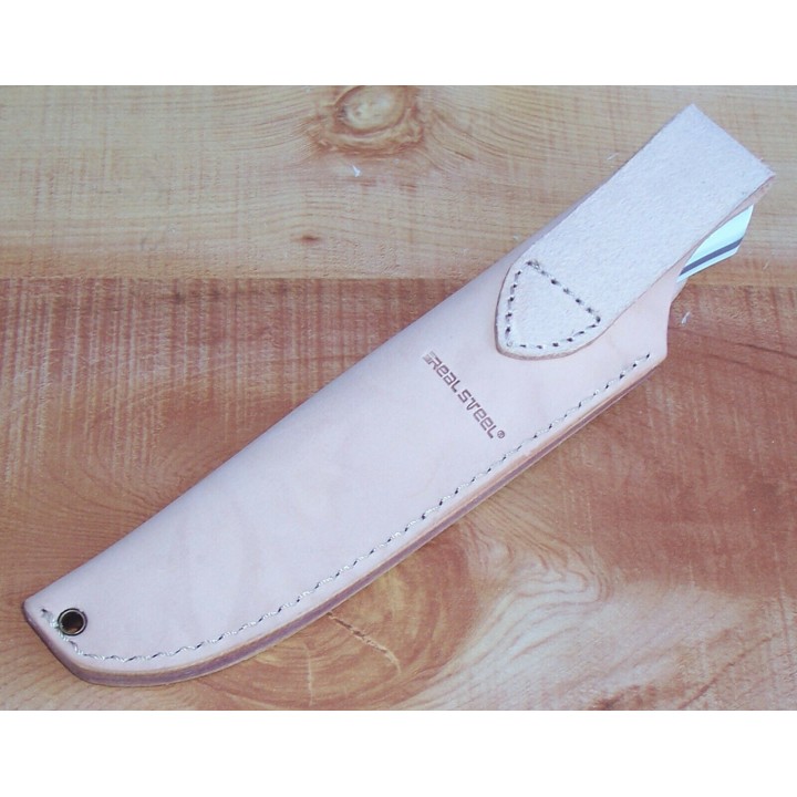 Couteau Real Steel Bushcraft III White Convex Lame Acier D2 Manche G10 Etui Cuir RS3728C - Livraison Gratuite