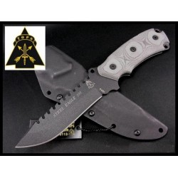 Couteau de Survie Tops Knives Steel Eagle Lame Acier 1095 Manche Micarta Etui Kydex Made In USA TP105HP - Livraison Gratuite