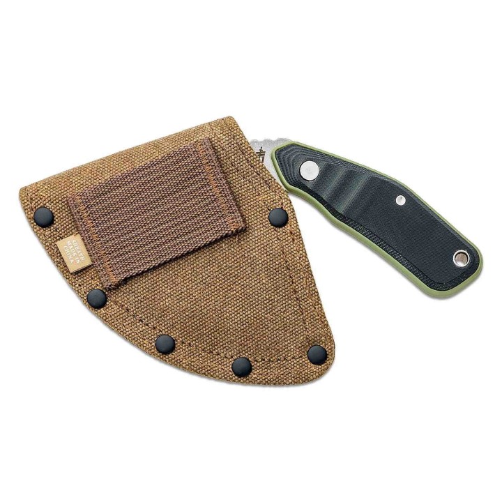 Couteau Gerber Downwind Ulu Green Lame Acier 7Cr17MoV Manche G10 Etui Canvas G1824 - Livraison Gratuite