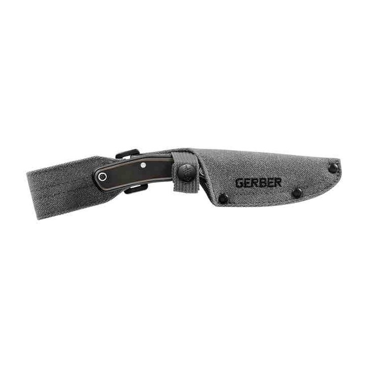 Couteau Gerber Downwind Caper Black Lame Acier 7Cr17MoV Manche G10 Etui Canvas G1819 - Livraison Gratuite