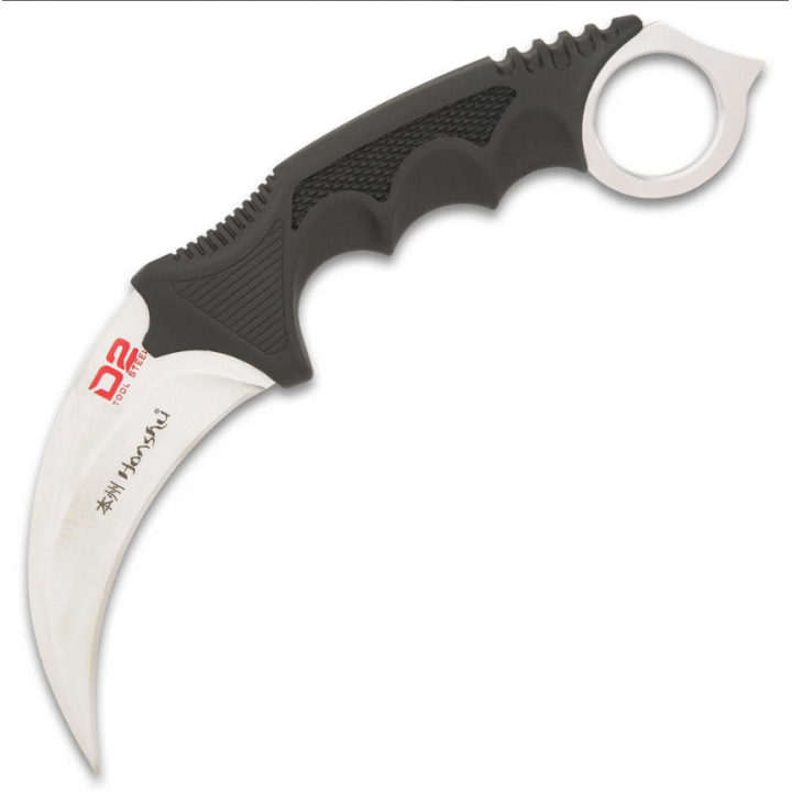 Couteau United Cutlery Honshu Karambit Lame Acier D2 Manche TPU Etui Nylon UC2977D2 - Livraison Gratuite