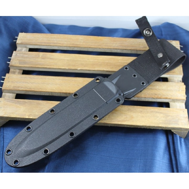 Couteau de Combat Ka-Bar Commando Model 4 Lame Acier Carbone 1095 Manche GFN Etui Celcon Made In USA EK44 - Livraison Gratuite