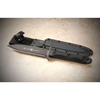 Couteau de Combat Ka-Bar Commando Model 4 Lame Acier Carbone 1095 Manche GFN Etui Celcon Made In USA EK44 - Livraison Gratuite