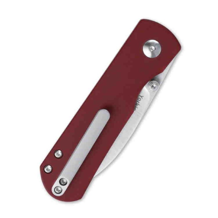 Couteau Kizer Yorkie Red Lame Acier M390 Manche Micarta IKBS Linerlock Clip KI3525S1 - Livraison Gratuite