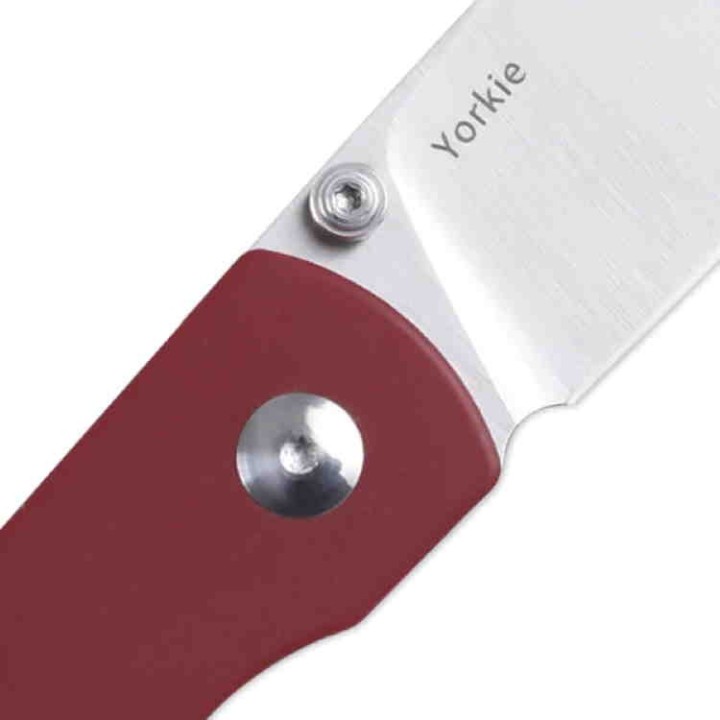 Couteau Kizer Yorkie Red Lame Acier M390 Manche Micarta IKBS Linerlock Clip KI3525S1 - Livraison Gratuite