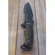 Couteau de Survie Tactical Survival Bowie Lame Acier 440 Manche Fibre de Nylon MTX8062BK - Livraison Gratuite