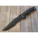 Couteau de Survie Tactical Survival Bowie Lame Acier 440 Manche Fibre de Nylon MTX8062BK - Livraison Gratuite