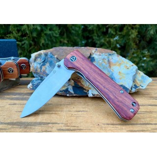 Couteau QSP Hawk Mkuruti Lame Acier 14C28N Manche Mkuruti IKBS Linerlock Clip QS131O1 - Livraison Gratuite