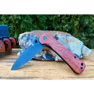 Couteau QSP Hawk Mkuruti Lame Acier 14C28N Black Manche Mkuruti IKBS Linerlock Clip QS131O2 - Livraison Gratuite