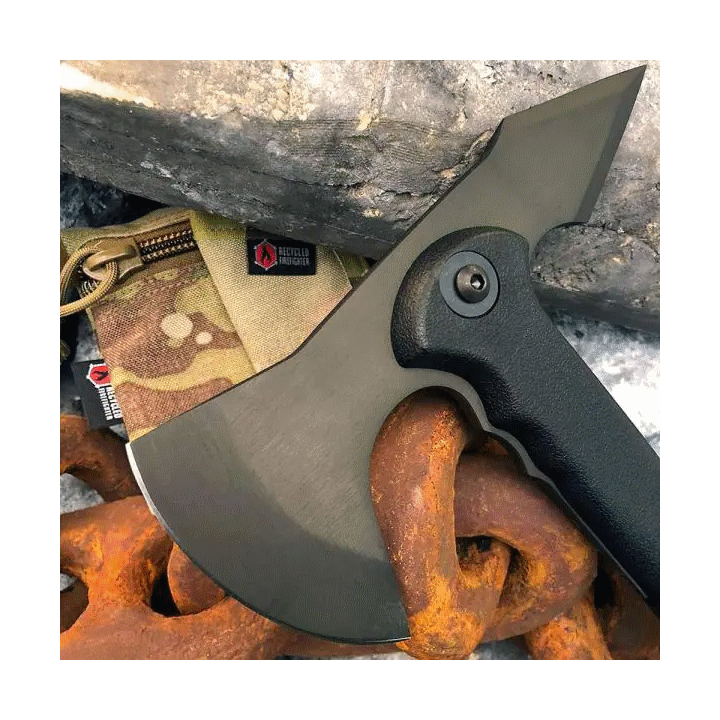 Tomahawk Cold Steel Trench Hawk Lame Acier 1055 Forgée Manche Polypropylene Etui Secure-Ex CS90PTH - Livraison Gratuite