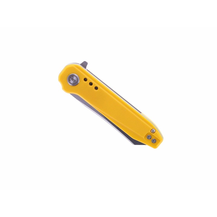 Couteau Bestech Syntax Yellow G10 Lame Acier 14C28N IKBS Linerlock Clip BTKG40B - Livraison Gratuite