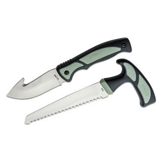 Set de 2 Couteaux Schrade Old Timer Hunter Combo Lames Acier 8Cr13MoV Etui Nylon SCH1135986 - Livraison Gratuite