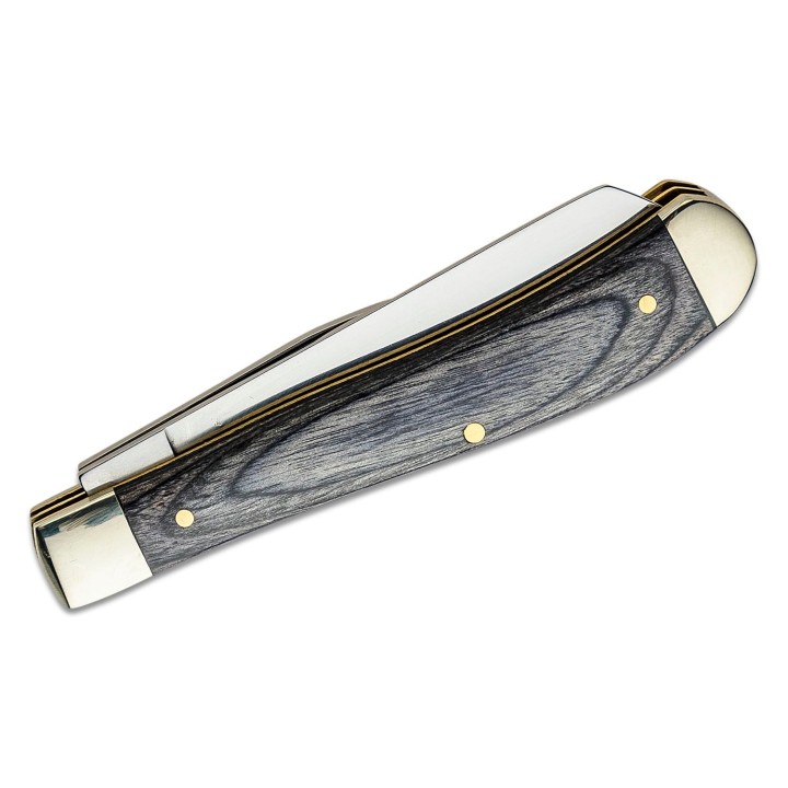Couteau Canif Schrade Heritage Series Trapper Manche Bois Lames Acier D2 SCH1135990 - Livraison Gratuite