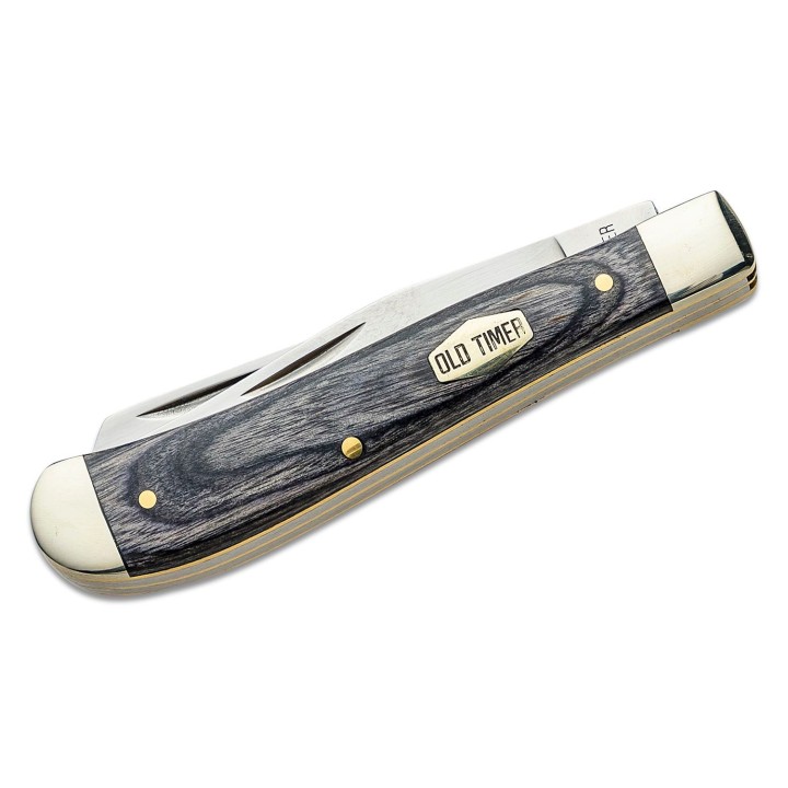 Couteau Canif Schrade Heritage Series Trapper Manche Bois Lames Acier D2 SCH1135990 - Livraison Gratuite